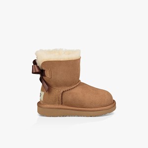 Ugg Mini Bailey Bow II Kids Classic Boots Brown (3194ORDGT)